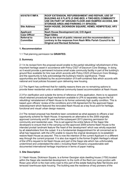 4/01679/17/Mfa Roof Extension, Refurbishment and Repair, Use of Building As 9 Flats