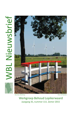 Nummer111.Zomer 2015 Foto: Janreijnders WBL Nieuwsbrief 35-111