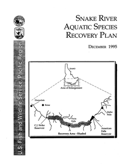 Snake River Aquatic Species Recovery Plan