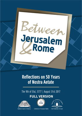 Between Jerusalem & Rome