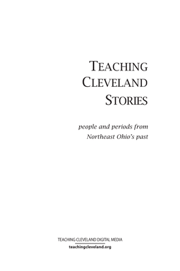 Teaching Cleveland Stories