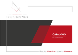 CATÁLOGO Grupo MARVER