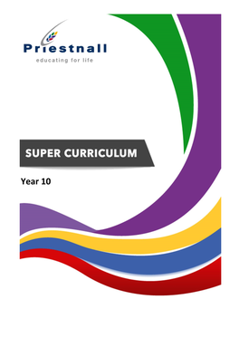 Year 10 the Super Curriculum