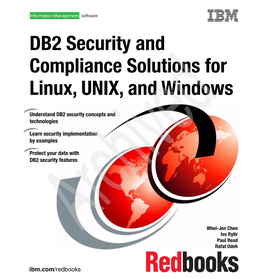 DB2 Security and Compliance Solutions for Linux, UNIX, and Windows