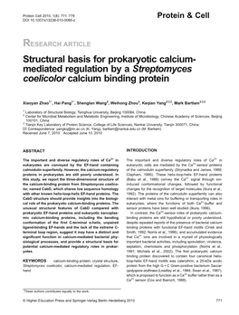 Calcium Binding Protein