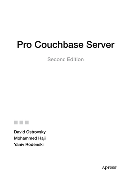 Pro Couchbase Server