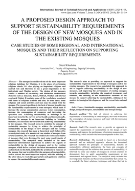 A Proposed Design Approach to Support Sustainability Requirements