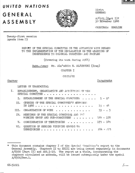 Gener Al Assembly Ohig Inal: English