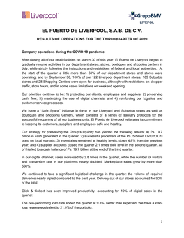 El Puerto De Liverpool, S.A.B. De C.V