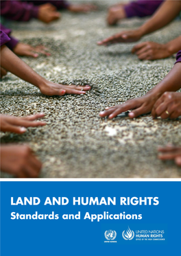 Land and Human Rights: Standards and Applications