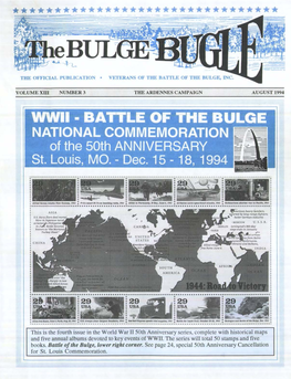 WWII - BATTLE of the BULGE NATIONAL COMMEMORATION of the 50Th ANNIVERSARY St
