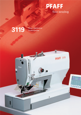 3119 New Electronic Buttonholer