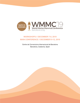 WMMC'19 Program