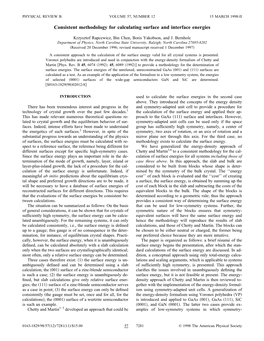 Consistent Methodology for Calculating Surface and Interface Energies