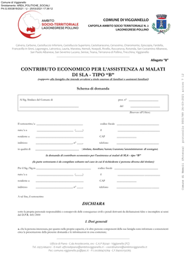 Contributo Economico Per L'assistenza