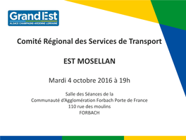 COREST Est Mosellan 04/10/2016