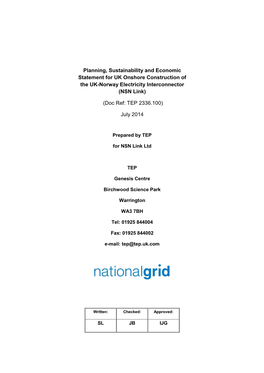 2336.100 Planning Sustainability and Economic Assessment