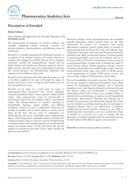 Description of Estradiol