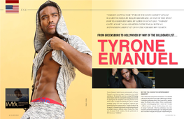 From Greensboro to Hollywood by Way of the Billboard List… Tyrone Emanuel