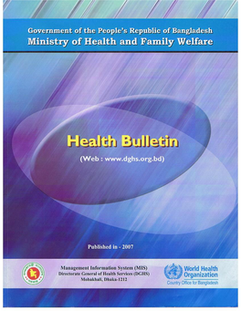 Health Bulletin 2007