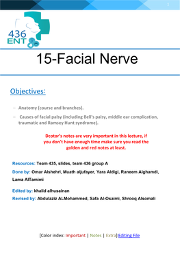 15-Facial Nerve