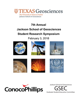 Program and Abstracts from the 7Th Annual Student Research Symposium