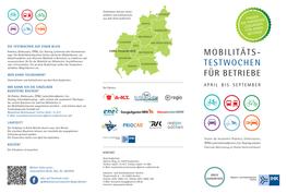 Mobilitätstestwochen Für Betriebe 2019