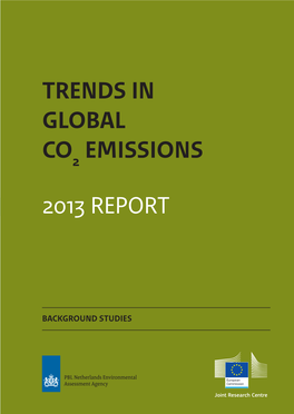 TRENDS in GLOBAL CO2 EMISSIONS: 2013 Report ﻿