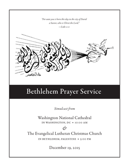Bethlehem Prayer Service