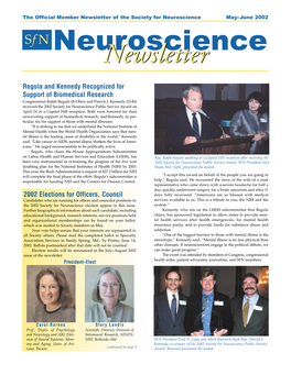 Society for Neuroscience May–June 2002