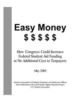How Congress Could Increase Federal Student Aid Funding at No Additional Cost to Taxpayers