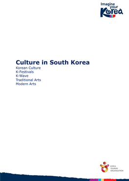 Culture in South Korea