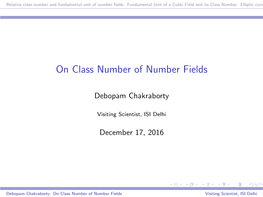 On Class Number of Number Fields