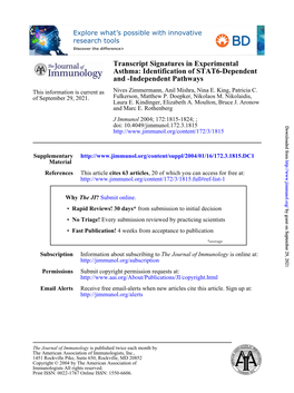 Independent Pathways Asthma