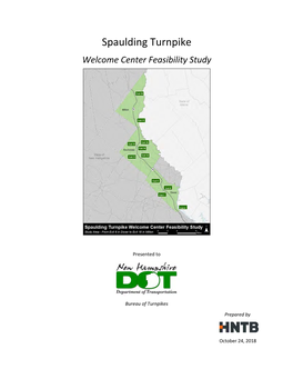 Spaulding Turnpike Welcome Center Feasibility Study