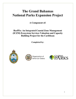 The Grand Bahamas National Parks Expansion Project