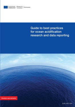 Guide to Best Practices in Ocean Acidification Research