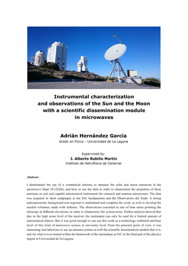 Instrumental Characterization and Observations of the Sun and the Moon with a Scientific Dissemination Module in Microwaves