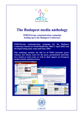 The Budapest Media Anthology