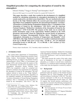 Simplified Procedure for Computing the Absorption of Sound by The