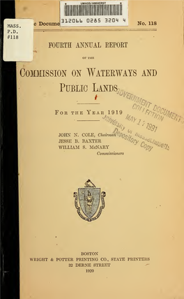 Annual Report of the Commission on Waterways and Public Lands