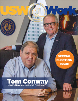 Tom Conwayth Becomes the USW’S 8 International President