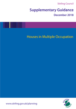 Housing in Multiple Occupation