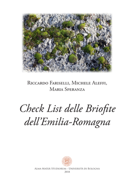 Check List Delle Briofite Dell'emilia-Romagna