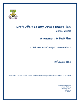 Draft Offaly County Development Plan 2014-2020