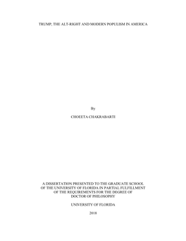 University of Florida Thesis Or Dissertation Formatting