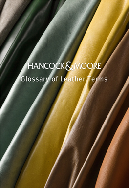 Leather Glossary