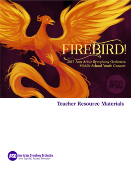 Firebird! 2017 Middle School Concert Student Pages