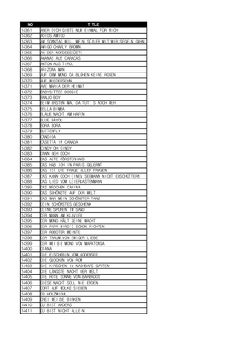 14361 Aber Dich Gibts Nur Einmal Für Mich 14362 Adios Amigo 14363 14364 Amigo Charly Brown 14365 an Der Nordseeküste