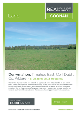 Derrymahon, Timahoe East, Coill Dubh, Co